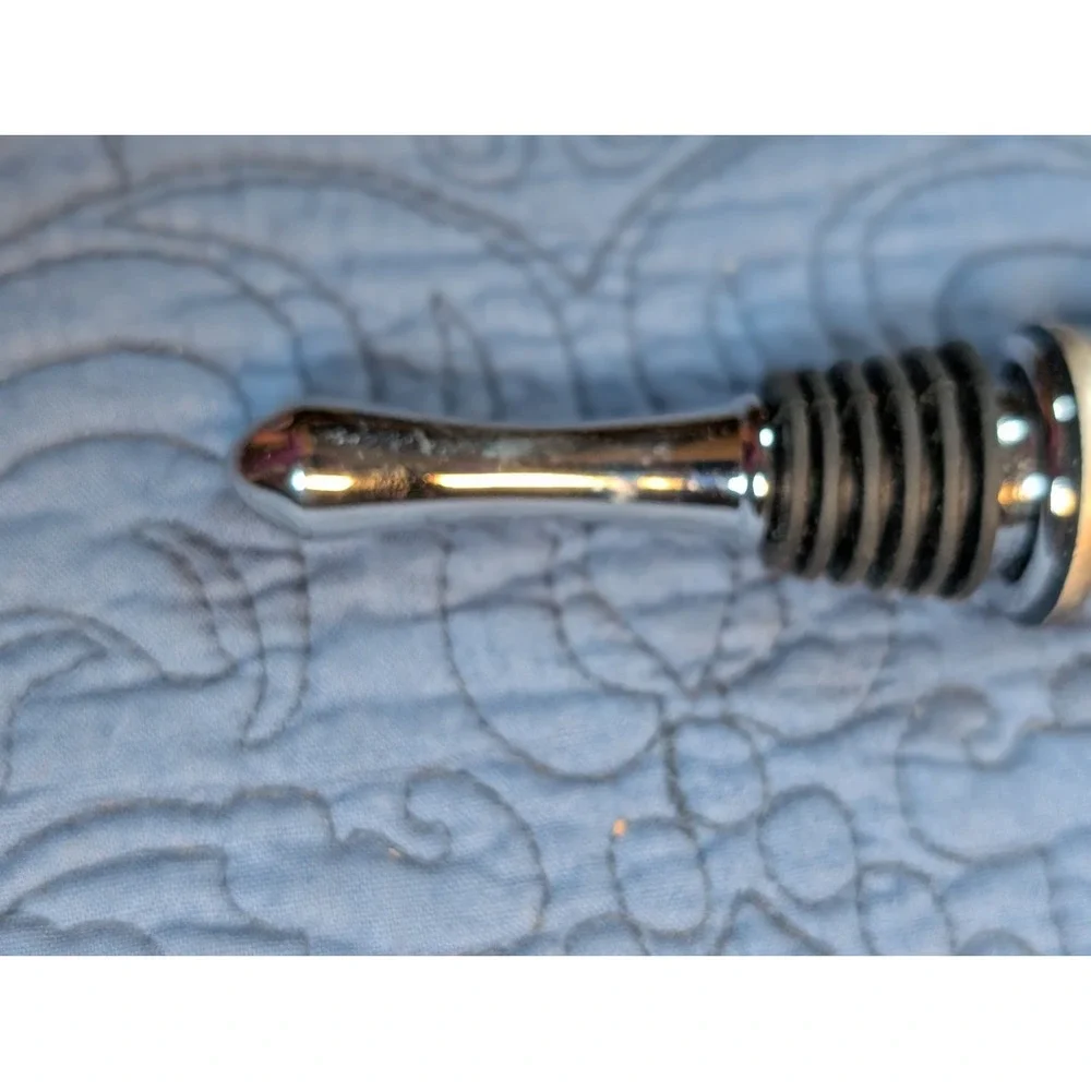 Vintage Texas Lone Star Chrome Wine Bottle Stopper – Rustic Concho Barware